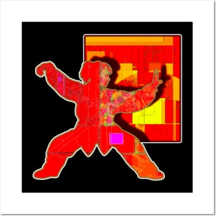 Orange Tai Chi Posters and Art